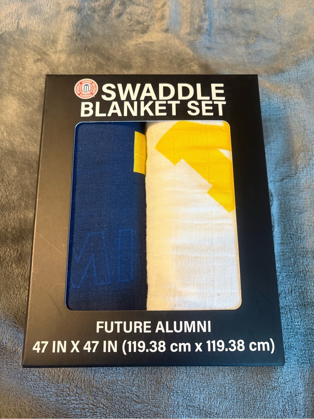 Swaddle Blanket Set - Blue & Yellow Baby Wraps